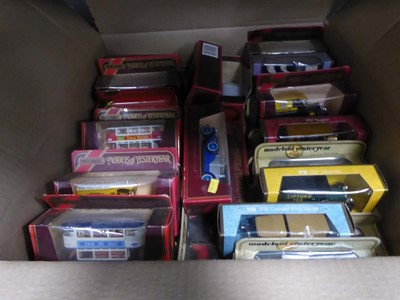 Lot 2445 - A box of various diecast vehicles