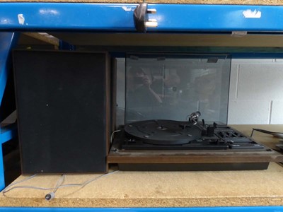 Lot 2450 - Tellux Audic 85 turntable with two speakers