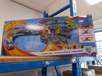 Lot 2458 - A Hot wheels action racing set