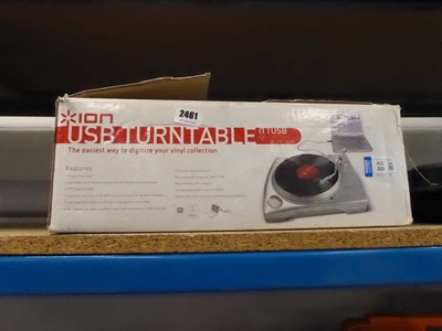 Lot 2461 - A boxed Ion USB turntable