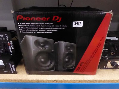 Lot 2477 - A Pioneer DJ Active monitor speaker