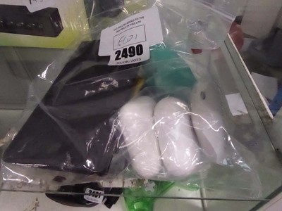 Lot 2490 - A selection of phones & Air Pods for spares &...