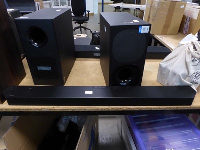 Lot 2502 - A Sony SAWG700 active Subwoofer along with a...