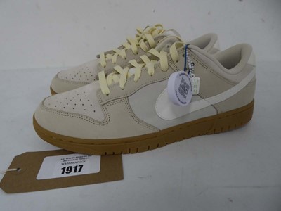 Lot 1917 - Nike dunk low 'hangul day' trainers in beige...