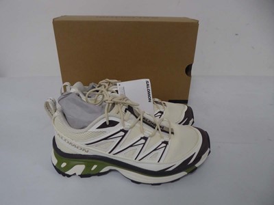 Lot 1921 - Salomon xt-6 expanse canvas trainers in...