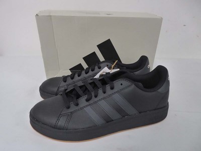Lot 1923 - Adidas grand court base 2.0 trainers in black...