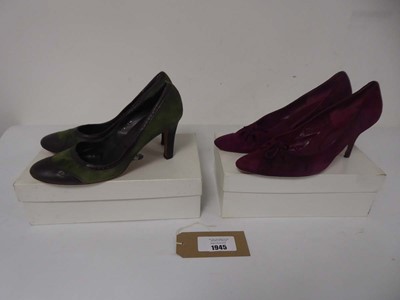 Lot 1945 - 2x Boxed pair of vintage L.K. Bennett high...
