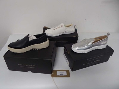 Lot 1948 - 3x Boxed pairs of Vionic trainers sizes UK4,...
