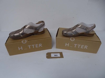 Lot 1951 - 2x Boxed pairs of Hotter sandals both size UK5.5