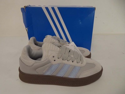 Lot 1972 - Adidas samba XLG trainers in grey size UK8 -...