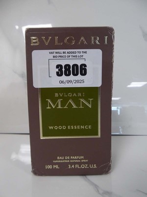 Lot Bvlgari man wood essence eau de parfum 100ml