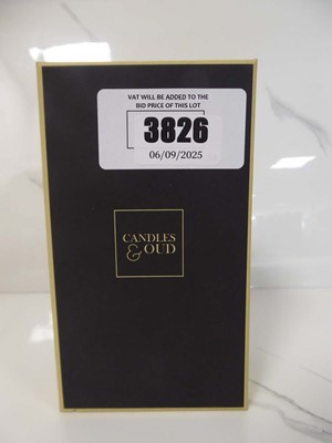 Lot Candles & Oud amber oud intense eau de parfum...