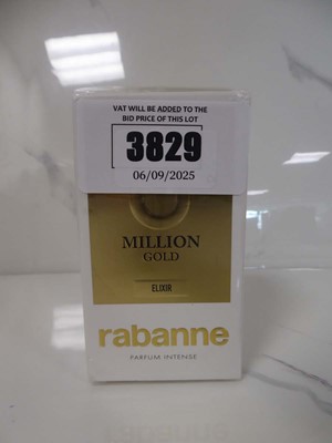 Lot Rabanne million gold elixir parfum intense 50ml