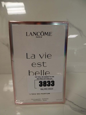 Lot Lancome Paris la vie est belle l'eau de parfum...