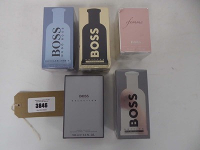 Lot 5x Various Hugo Boss perfumes