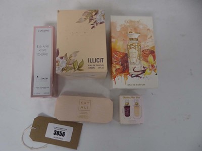 Lot 5x Various perfumes to include Aurora, Lancome,...