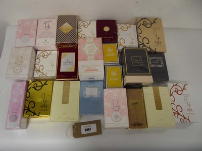 Lot Large selection of various Arabian perfumes