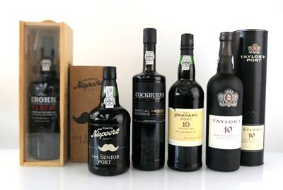 Lot 267 - 5 bottles of Port, 1x Wiese & Krohn 2007 Late...