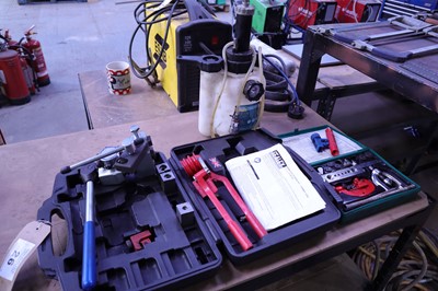 Lot 26 - Sealey brake pipe flaring kit together with...