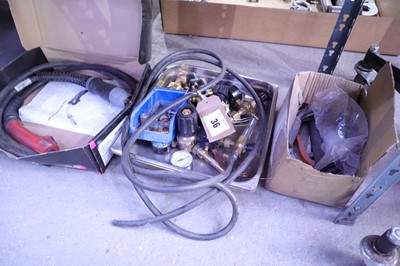 Lot 36 - Miscellaneous welding gages, guns and accessories