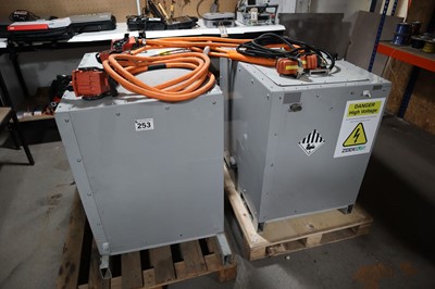 Lot 253 - Experimental battery packs for prototype Volvo...