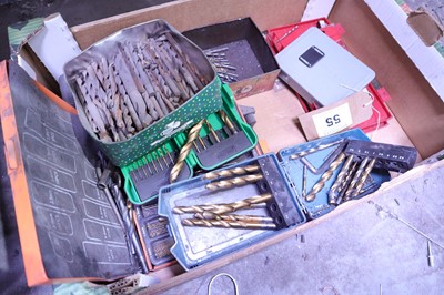 Lot 55 - Tray of drill bits