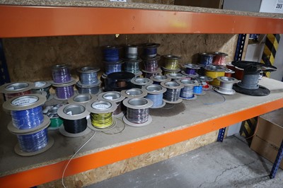 Lot 267 - Shelf of electrical wiring mostly .35mm