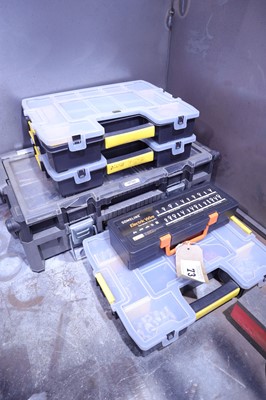 Lot 73 - 5 various containers of electrical connectors...