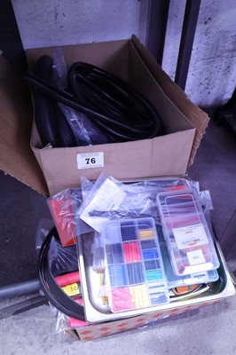 Lot 76 - Various heat shrink tubing for electrical...