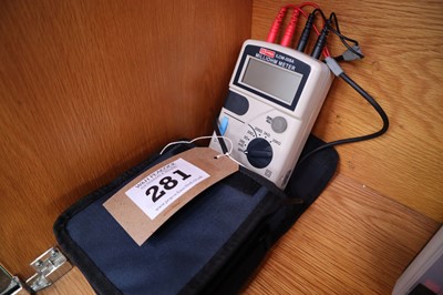 Lot 281 - RS Pro Ilon-508A Milliohm meter with case