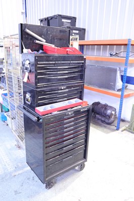Lot 91 - Tengtools Megamaster 1001 black 19 drawer...