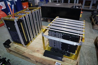 Lot 294 - 2 partially assembled battery packs comprising...