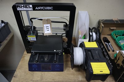 Lot 177 - Anycubic 3D printer with a small selection of...