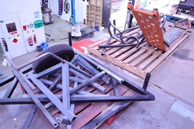 Lot 130 - Vehicle revolving spit together with...