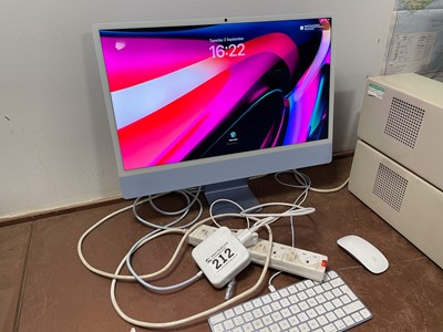 Lot 212 - Apple iMac 24 inch Blu/10CCPU/24GB/512 - GBR