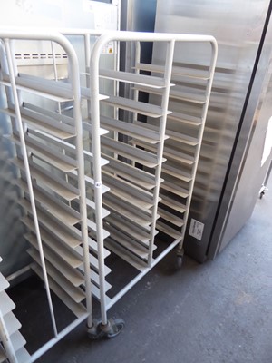 Lot 428 - 2-sided tray clearing trolley