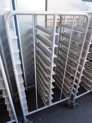 Lot 429 - 2-sided tray clearing trolley