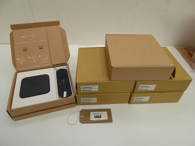 Lot 2403 - 6 x Boxed Sky Stream boxes