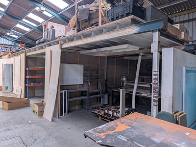 Lot 248 - Mezzanine floor measuring approx. 13m x 6m x...
