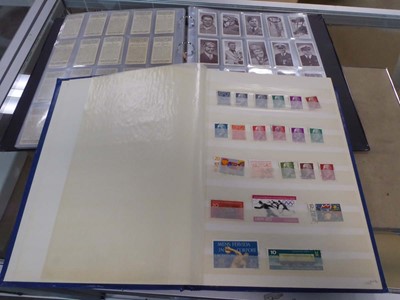 Lot 2477 - Album of cigarette cards plus an album of stamps