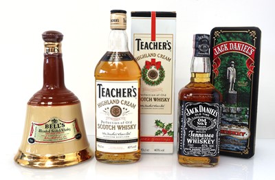 Lot 69 - 3 bottles, 1x Jack Daniel's Old Time No7...