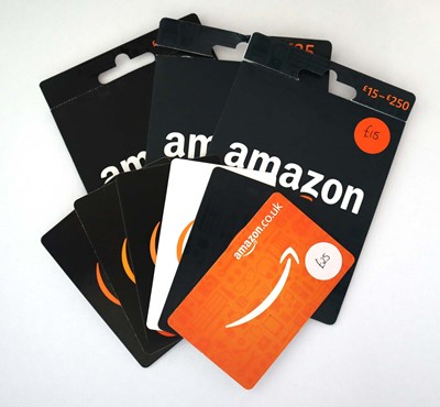 Lot 1 - Amazon (x9) - Total face value £165