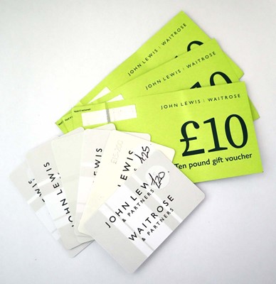 Lot 3 - John Lewis (x7) - Total face value £245
