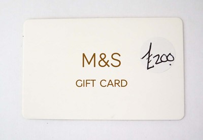 Lot 4 - Marks & Spencer (x1) - Total face value £200