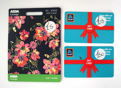 Lot 9 - Aldi (x3) - Total face value £70