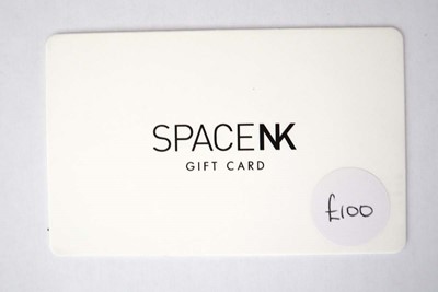 Lot 21 - Space NK (x1) - Total face value £100