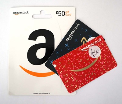 Lot 43 - Amazon (x3) - Total face value £200