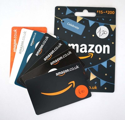 Lot 44 - Amazon (x8) - Total face value £200