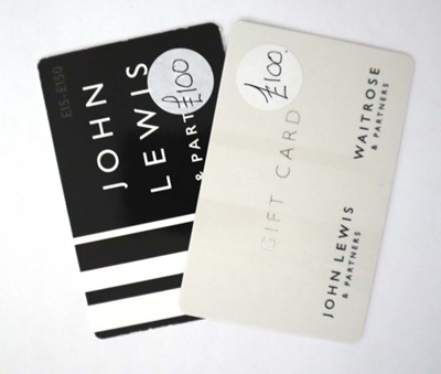Lot 47 - John Lewis (x2) - Total face value £200
