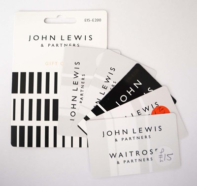 Lot 48 - John Lewis (x6) - Total face value £155